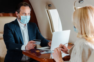 Masks have been made mandatory in FBOs and aircraft to reduce the spread of infection