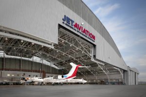 Jet Aviation’s facility at Seletar Airport in Singapore provides maintenance and AOG services and was significantly expanded in 2014